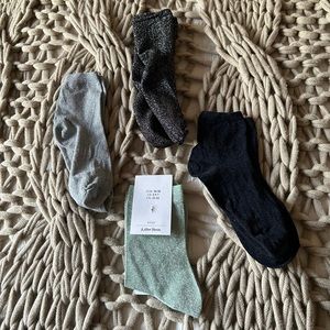& Other Stores + Assortment of Glitter Socks